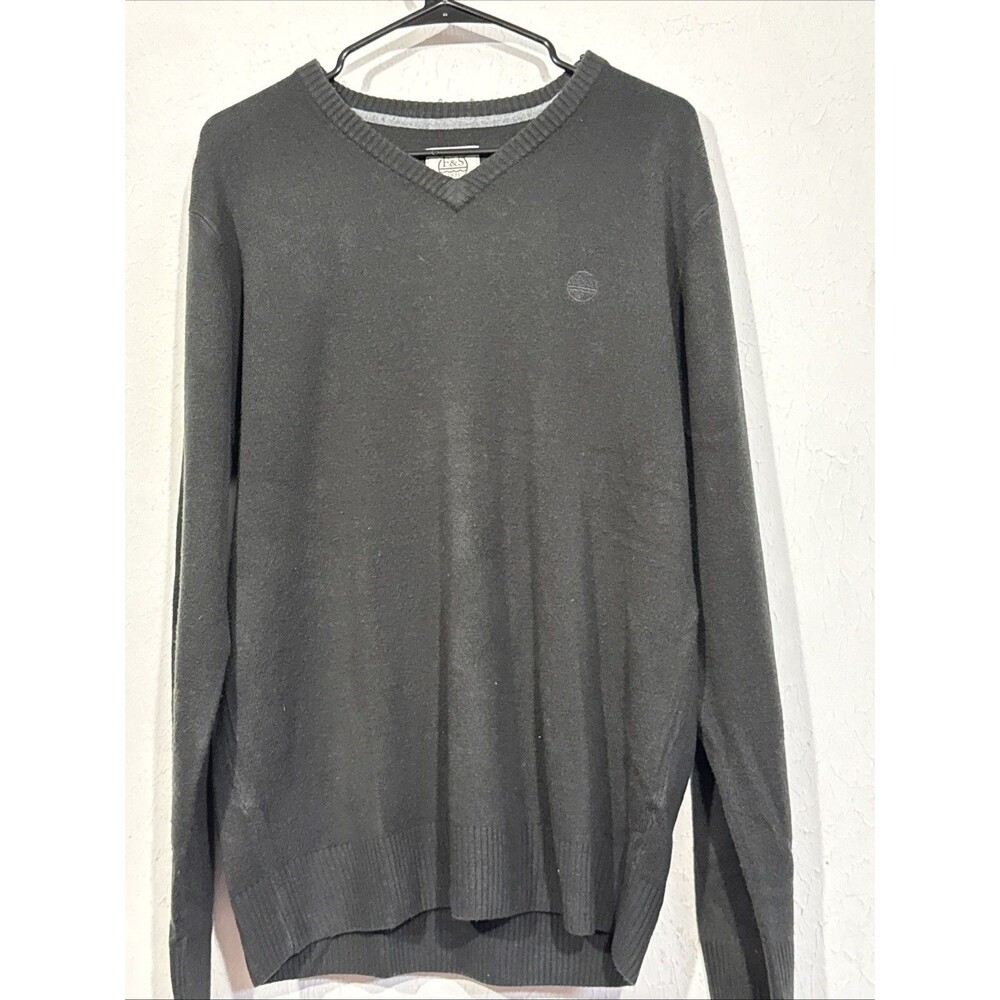 FIELD & STREAM Men’s Long Sleeve Knit Sweater Gray Men's Size Large